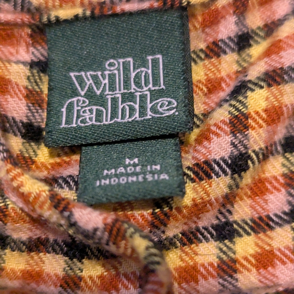 Wild fable orange Black dress Checkered Halloween Fall Mini Cotton Blend - Picture 3 of 4